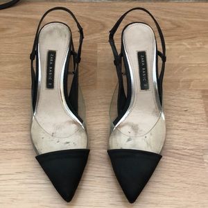 Zara pvc heels